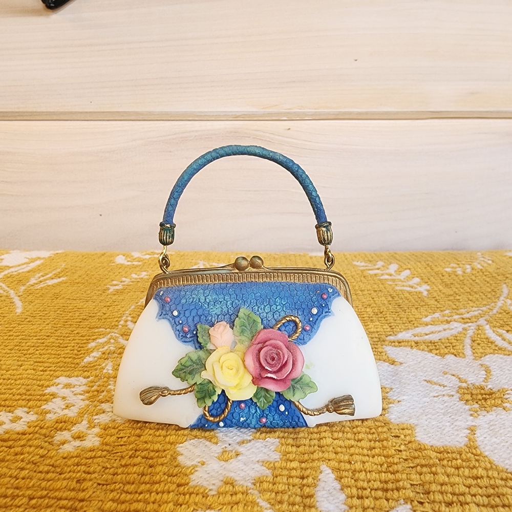 Vintage Classic Treasures Miniature Resin Purse